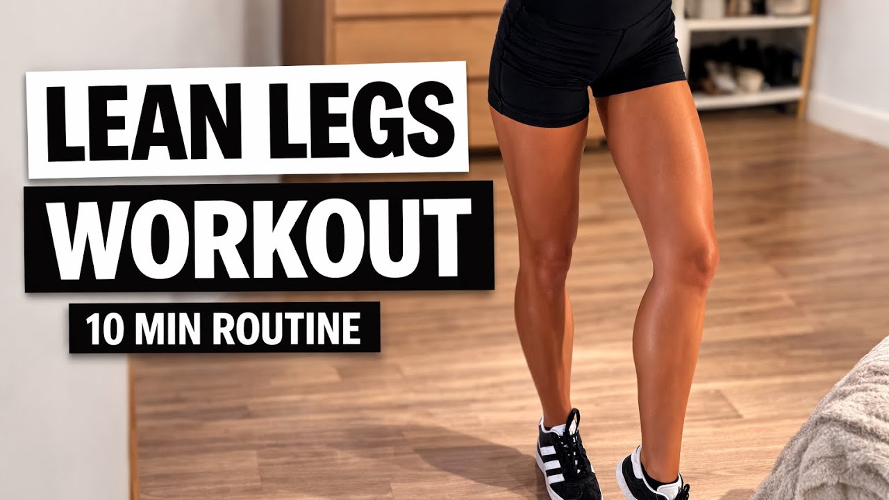 10 MIN LEAN LEGS WORKOUT | Slim & Tone Your Legs (Pilates)