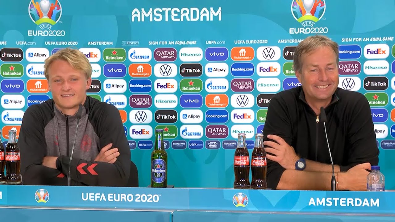 Wales 0-4 Denmark - Kasper Dolberg, Kasper Hjulmand - Post-Match Press Conference - Round Of 16
