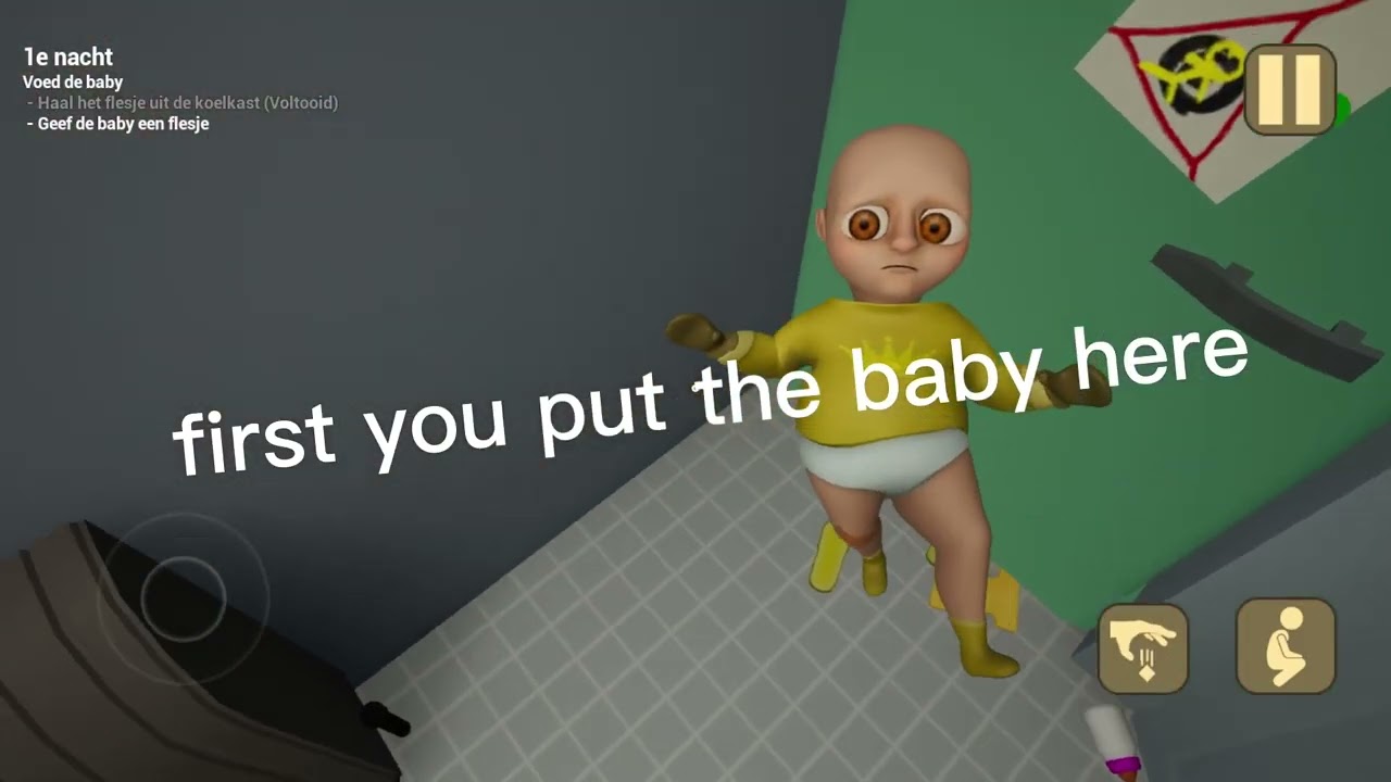 Baby In Yellow Glitch #1