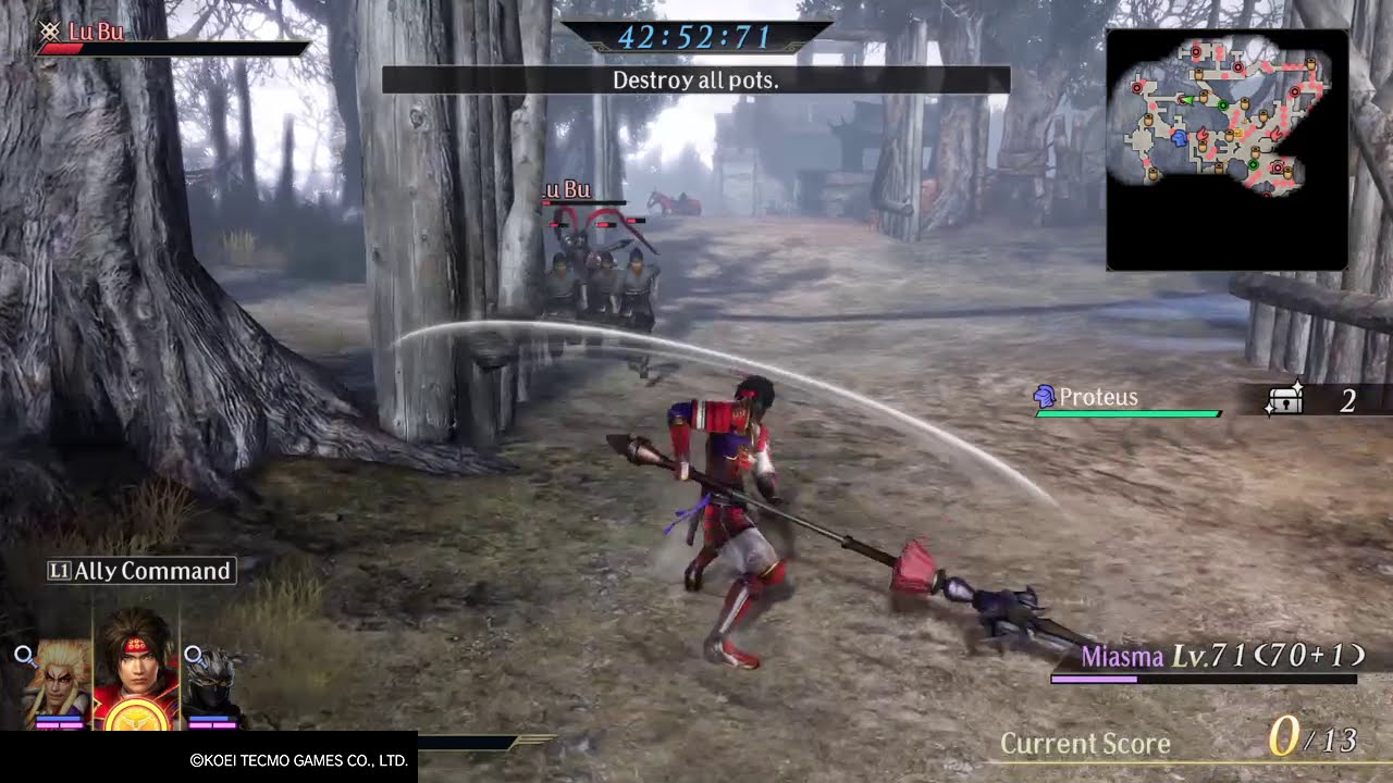 WARRIORS OROCHI 4 - Sanada Yukimura vs Lu Bu