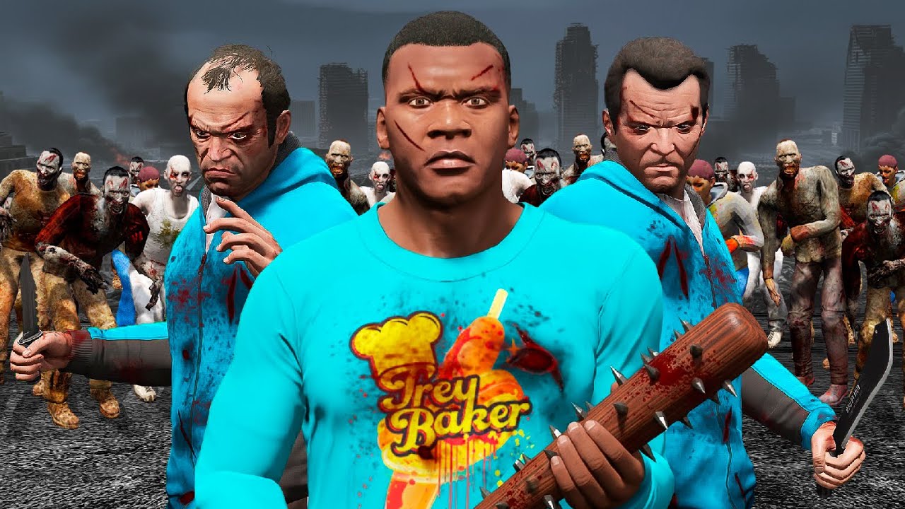 O ATAQUE ZUMBI DO GTA 5!!!