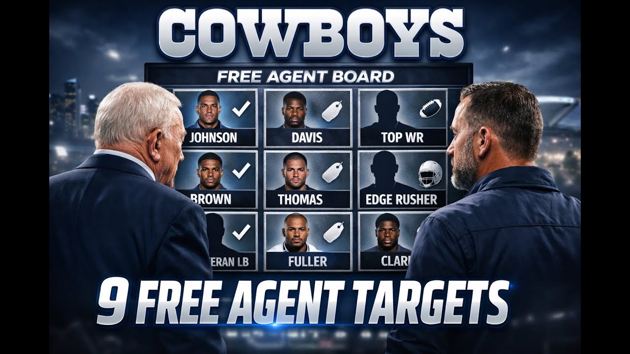 #dallascowboys NEW Coaching Hires + Free Agent Targets (2026 Wish List)