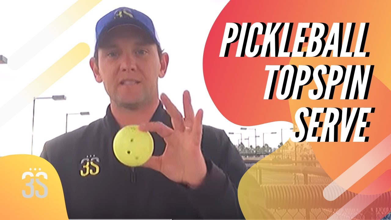 Pickleball Topspin Serve -- with Mark Renneson