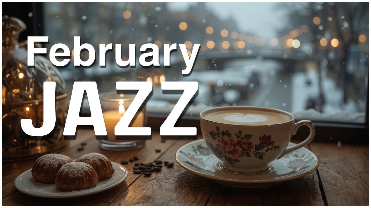 February Jazz | Cozy Winter Coffee Music & Smooth Bossa Nova Piano for Relax & Good Mood