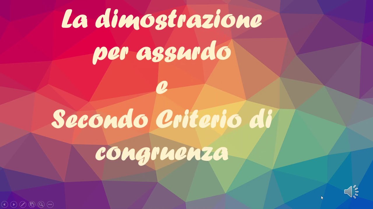 Dimostrazione per assurdo e 2° criterio di congruenza