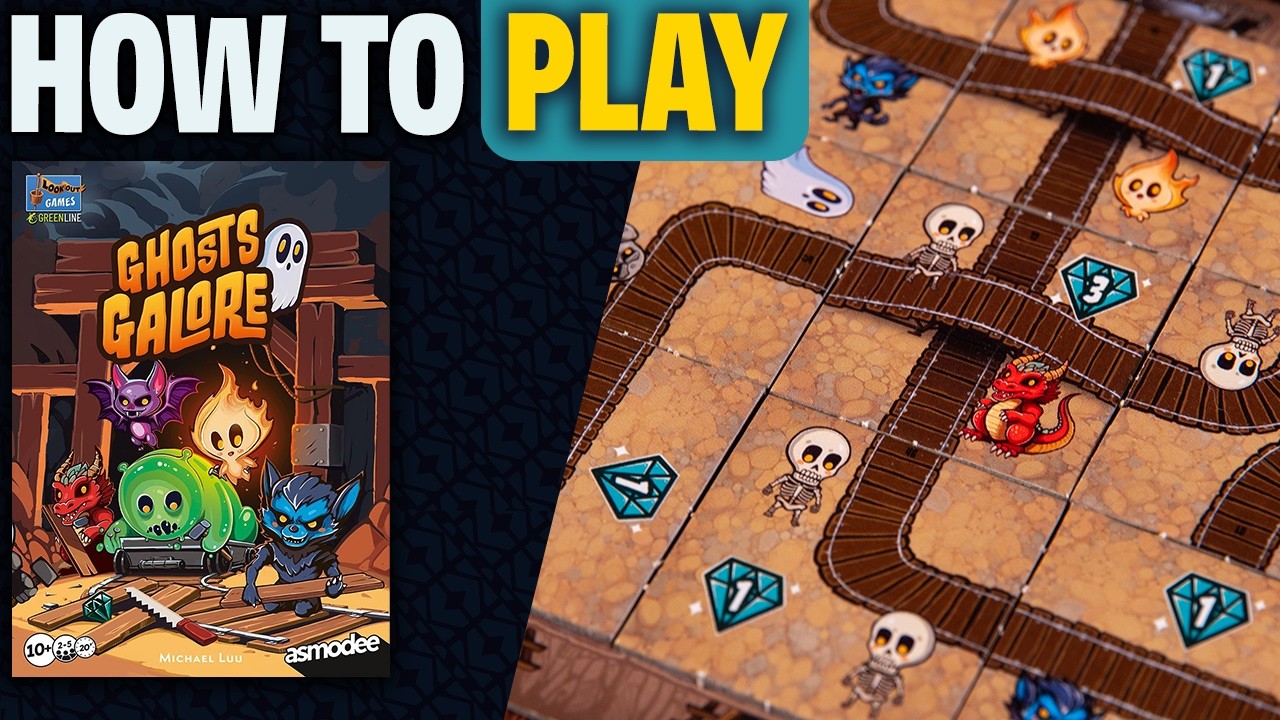 Ghosts Galore | How to Play | Learn to Play in 7 Minutes! | Tile Placement Board Game