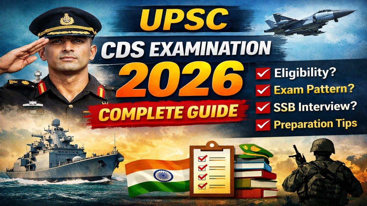 UPSC CDS Examination 2026 | Exam Pattern, Stages & Preparation | Malayalam