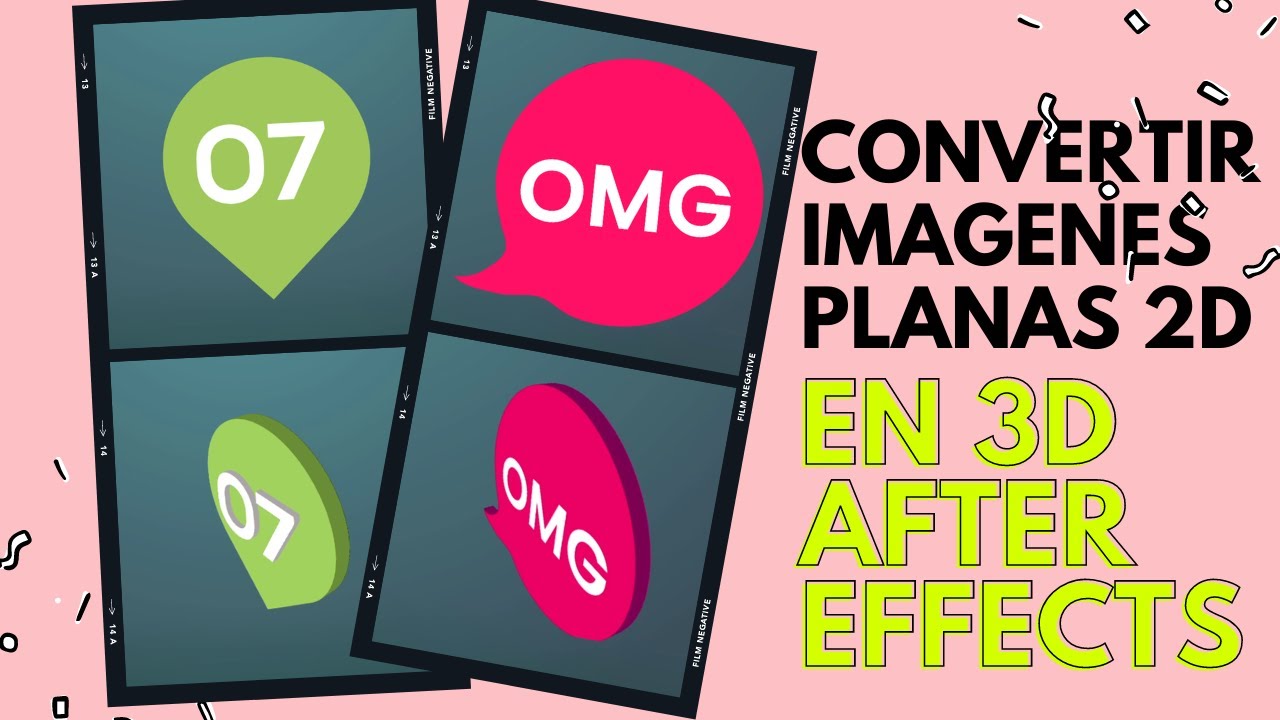 Convertir imágenes vectoriales 2D en 3D en After Effects - Sin plugins