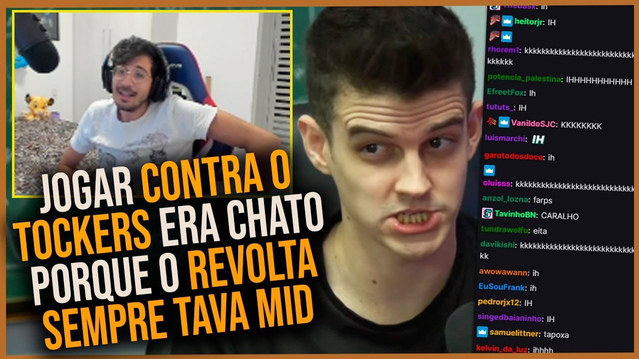 Revolta reagindo ao Kami no Combo podcast