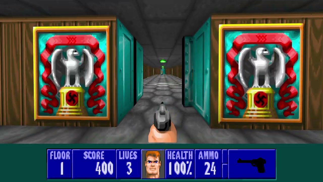 Wolfenstein 3D - Episode 1: Escape from Wolfenstein | Playthrough | I am Death Incarnate (Hard)