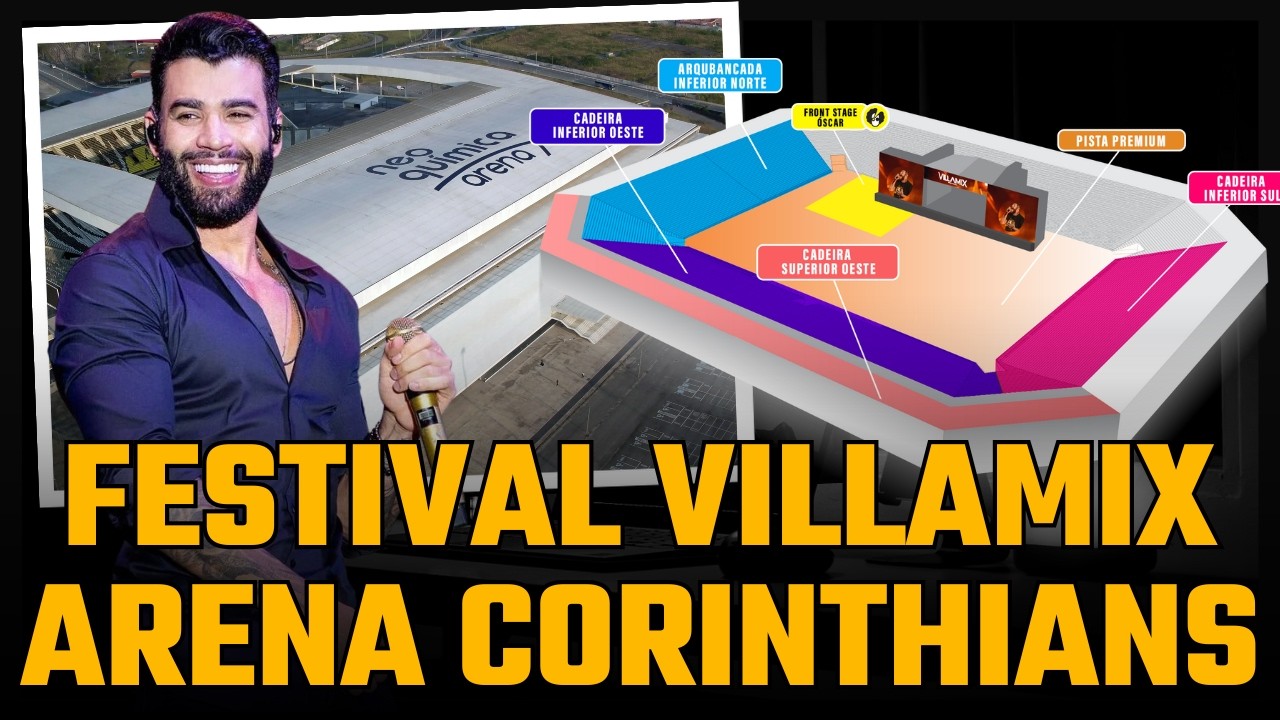 SHOW DENTRO DA ARENA | FESTIVAL VILLAMIX ACONTECE NESSE FINAL DE SEMANA EM ITAQUERA #corinthians