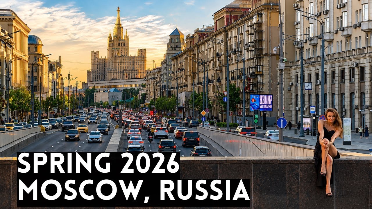 Совершенно Потрясающая МОСКВА! Весна 2026 [4K]