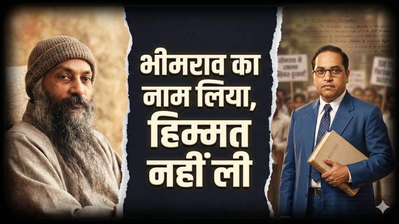 Ambedkar Is Your Slogan, Not Your Spine – भीमराव का नाम लिया, हिम्मत नहीं ली | Osho Hindi Pravachan