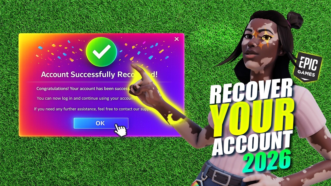 КАК ВОССТАНОВИТЬ СВОЙ АККАУНТ В EPIC GAMES БЕЗ ЭЛЕКТРОННОЙ ПОЧТЫ И ПАРОЛЯ 2026