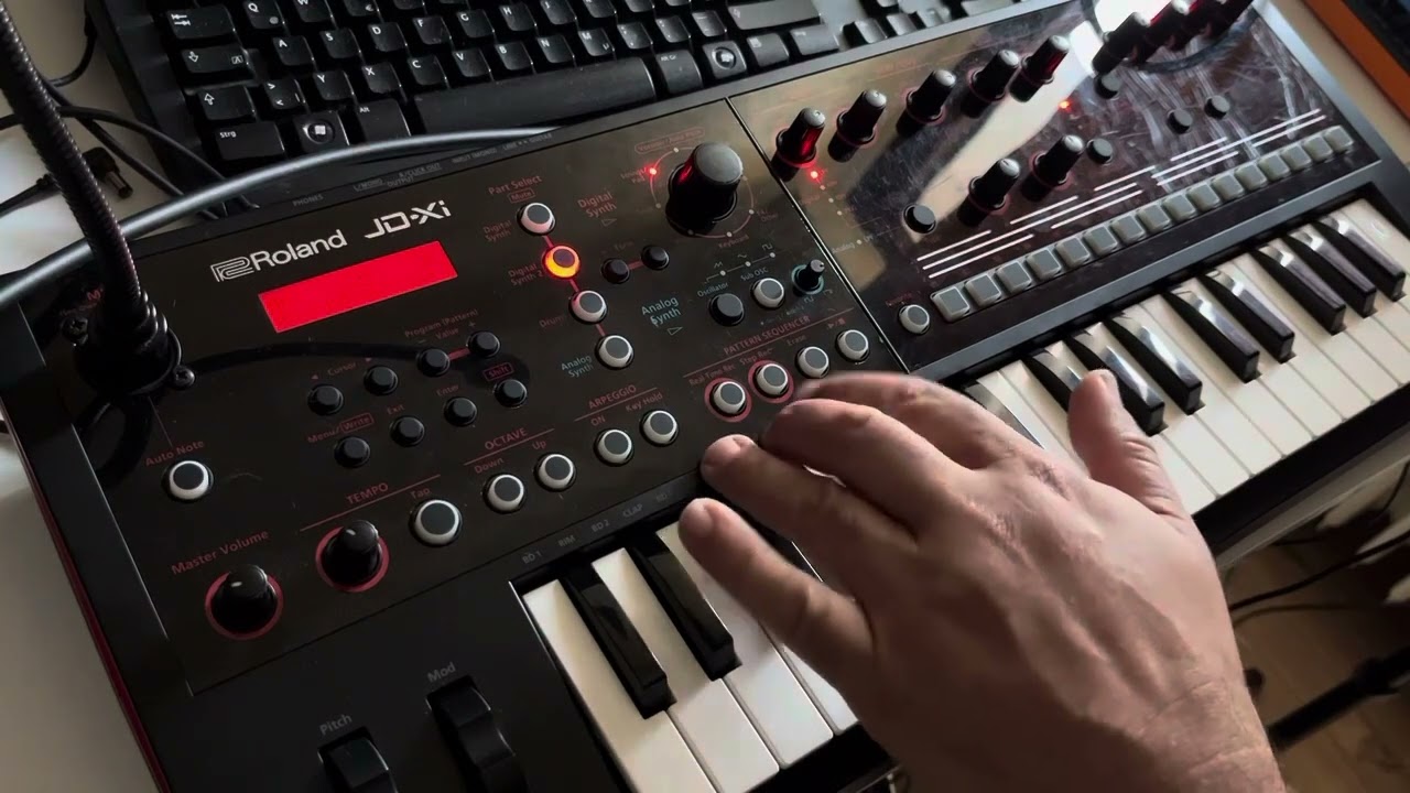 Roland JD-Xi Tutorial Sequencer/ Für Verrückte mit Dauerwelle aus den 80er Miracoli