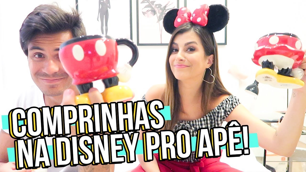Nossas COMPRINHAS na DISNEY pro apê!!!! | Nah Cardoso