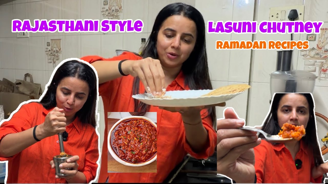 Rajasthani style Lasuni Chutney |Ramadan Recipes #ramadan #food #trend #foodie #cooking  #family 