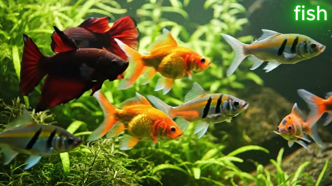 HAPPY NEW YEAR 2026 Golden Arowana Swimming in a Luxury Aquascape 4K Relaxing Aquarium 9