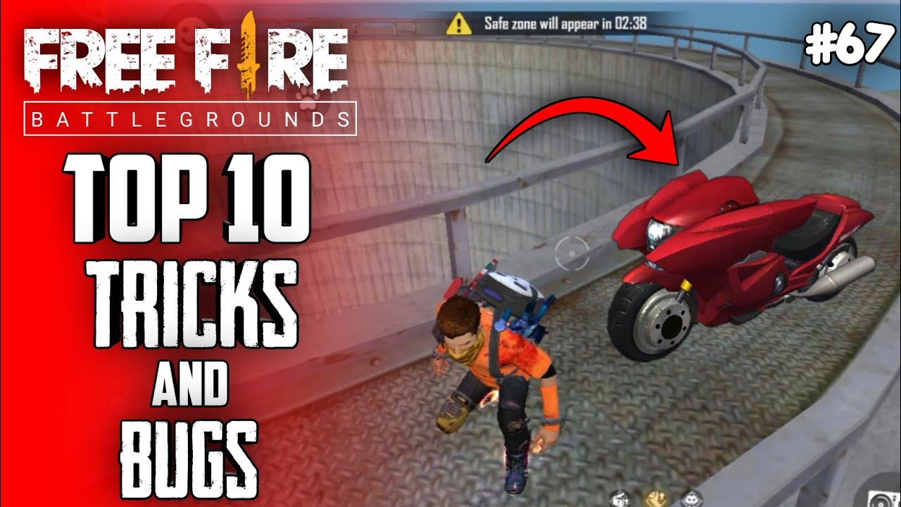 Top 10 New Tricks In Free Fire | New Bug/Glitches In Garena Free Fire #67