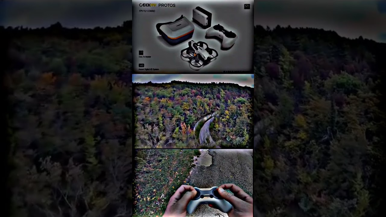 Drone camera fly
