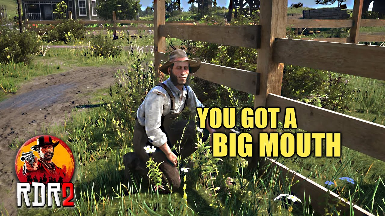 У тебя большой рот, не так ли? - Red Dead Redemption 2