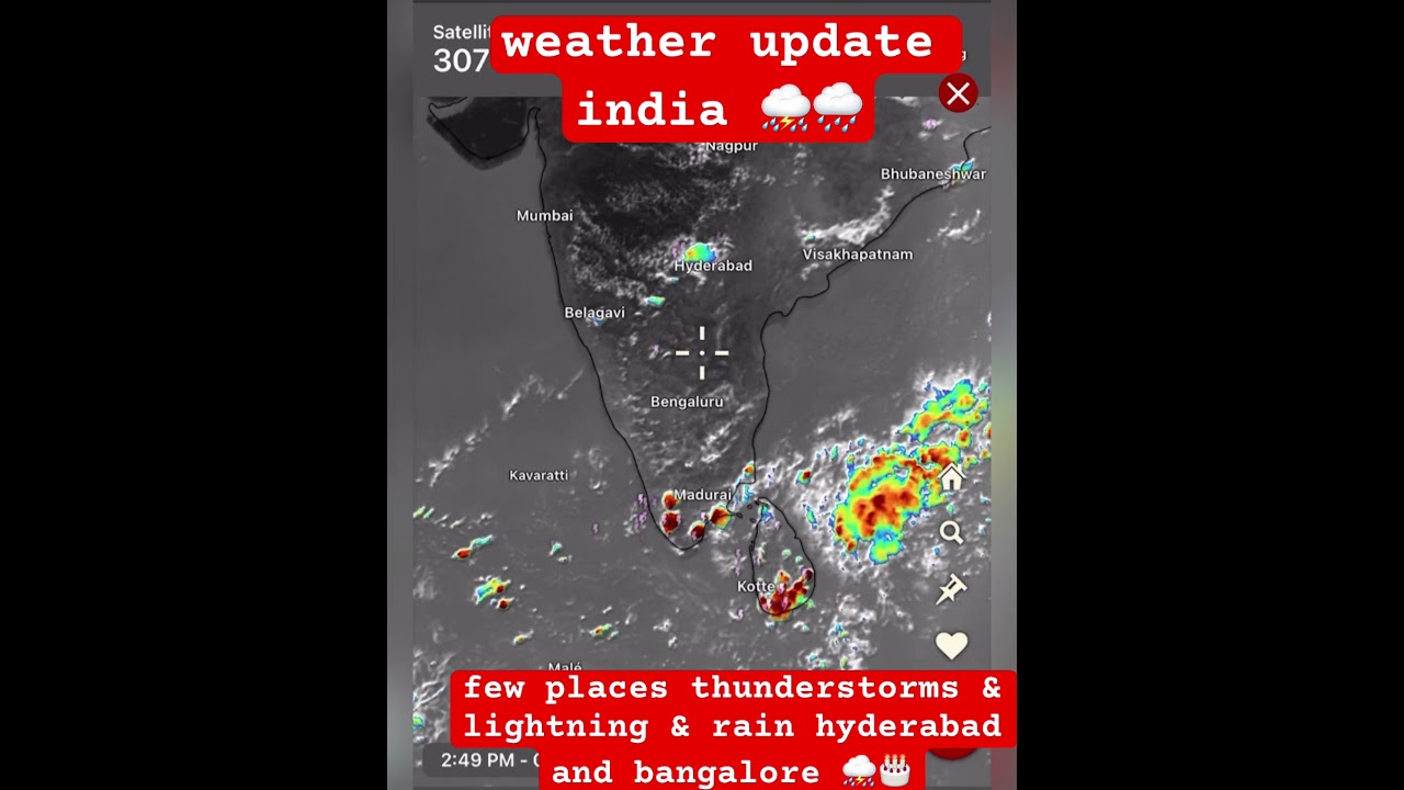 few places rain mumbai & hyderabad🌦#weather #punjab #haryana #weatherpunjab