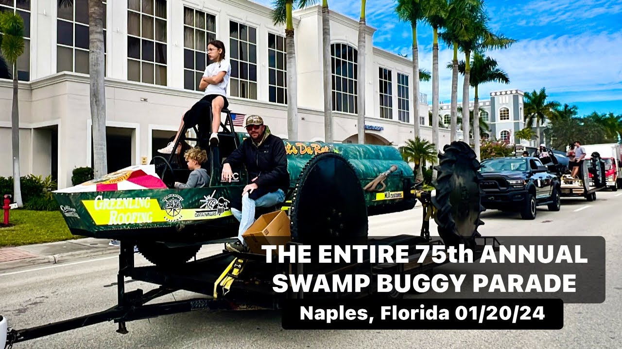 The Entire 75th Annual Swamp Buggy Parade in Naples, Florida (01/20/24)