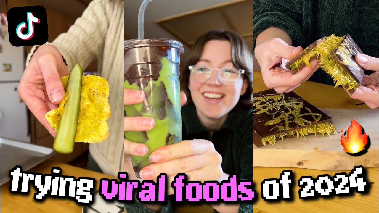 Finally trying all the VIRAL foods I missed last year📈 VEGAN🌱 (Part 2)