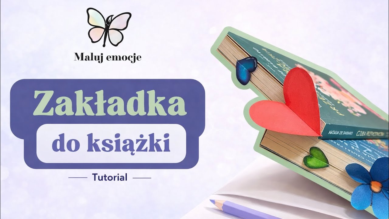 Zakładka do książki - Zrób to sam 🦋