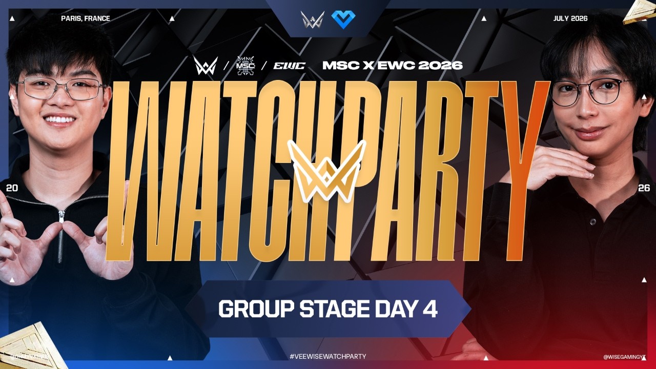 EWC 2026 MLBB | GROUP STAGE DAY 4 | VEEWISE WATCH PARTY
