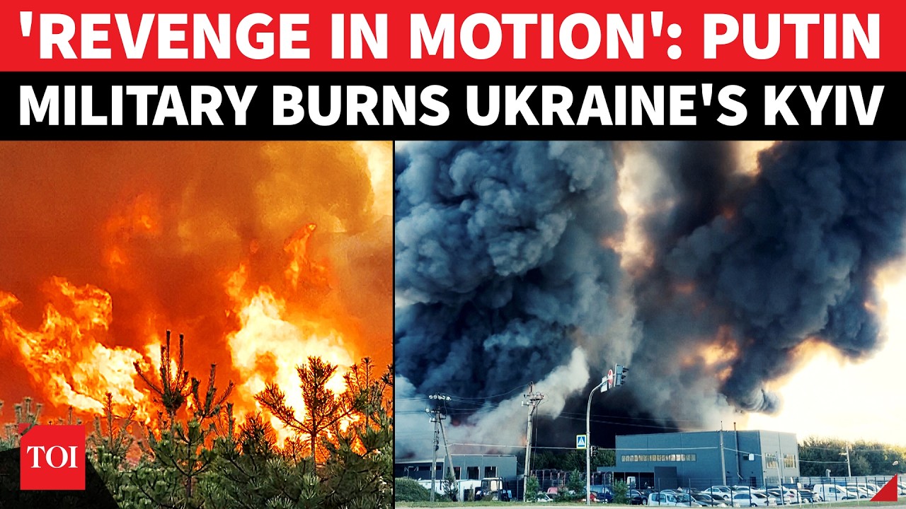 Putin Military Sets Zelensky&rsquo;s Base On Fire; Ukraine&rsquo;s Capital Burns as Russia Avenges Moscow Attack