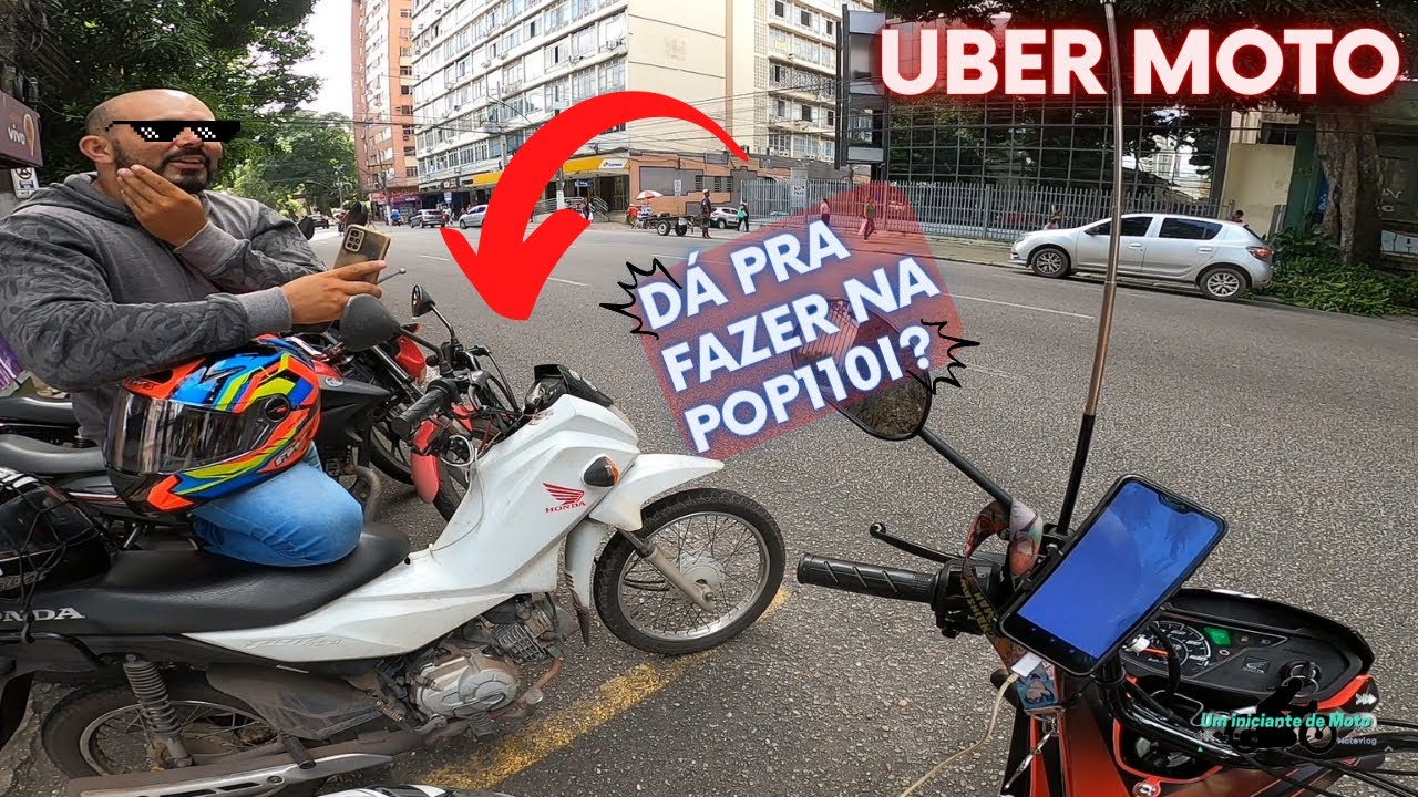 VIAGENS LONGAS NA UBER MOTO! DÁ PRA FAZER NA POP110i? 2023