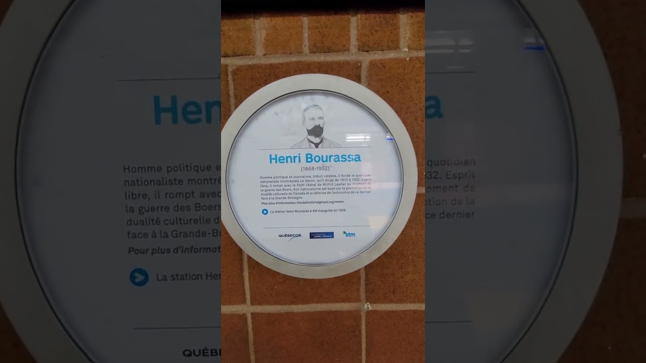 Station de metr&ocirc; Henri Bourassa