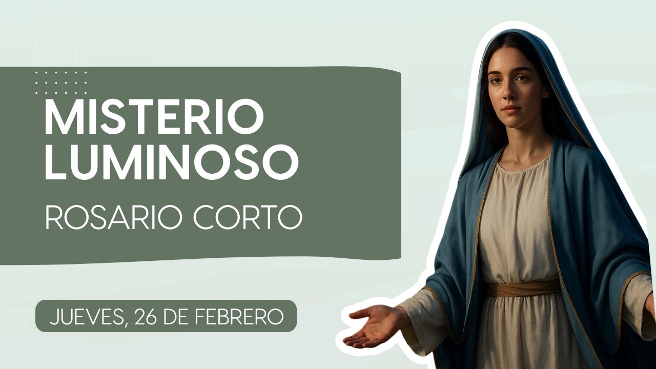 ✨ Rosario Corto Luminoso | Jesús, Luz en Tu Camino