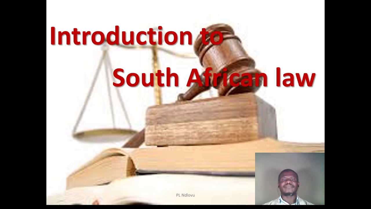 Introduction to South African Law Philani Lithandane Ndlovu