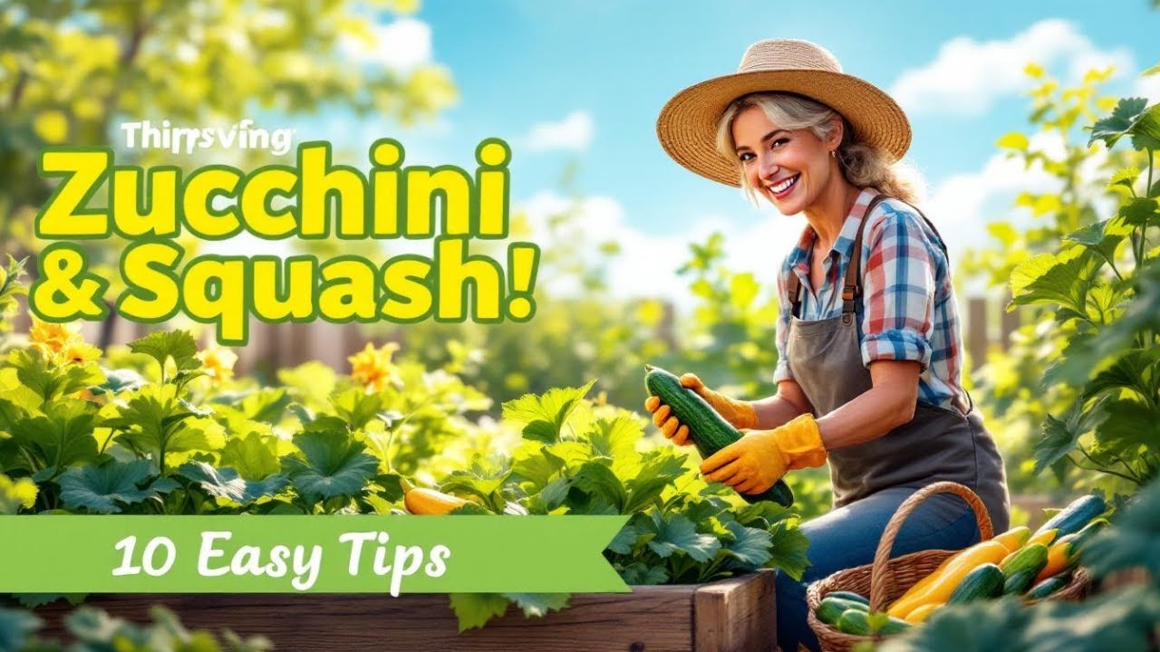 10 Tips for Thriving Zucchini & Squash All Summer