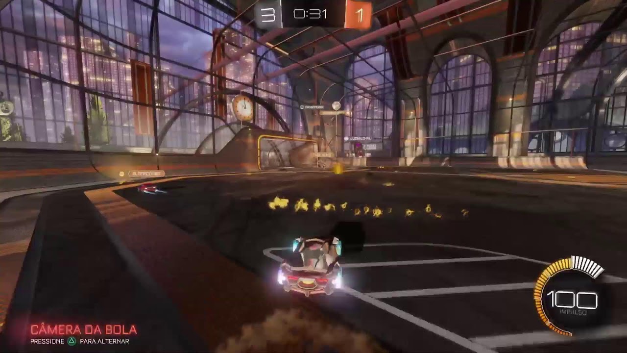 Rocket League com os amigos ruins