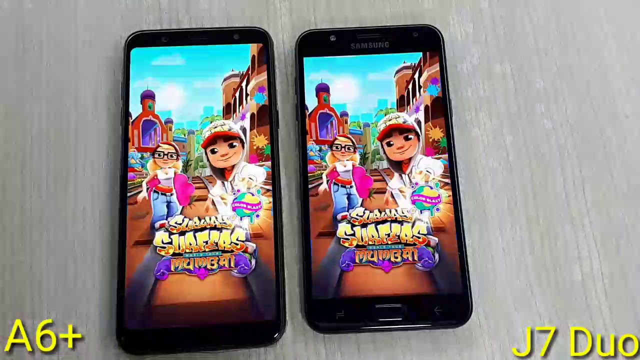Galaxy A6+ vs Galaxy J7 Duo Speedtest