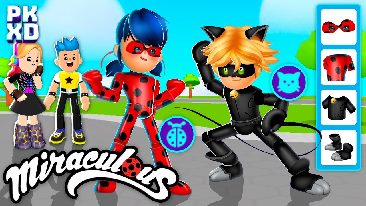 🐞 LADYBUG Vs CAT NOIR | Quem Ganha o Desafio MIRACULOUS no PK XD?