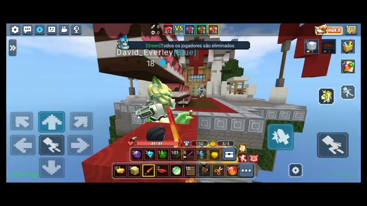 ESPECIAL DE 70 INSCRITOS, JOGANDO BED WARS NO || BLOCKMAN GO ||