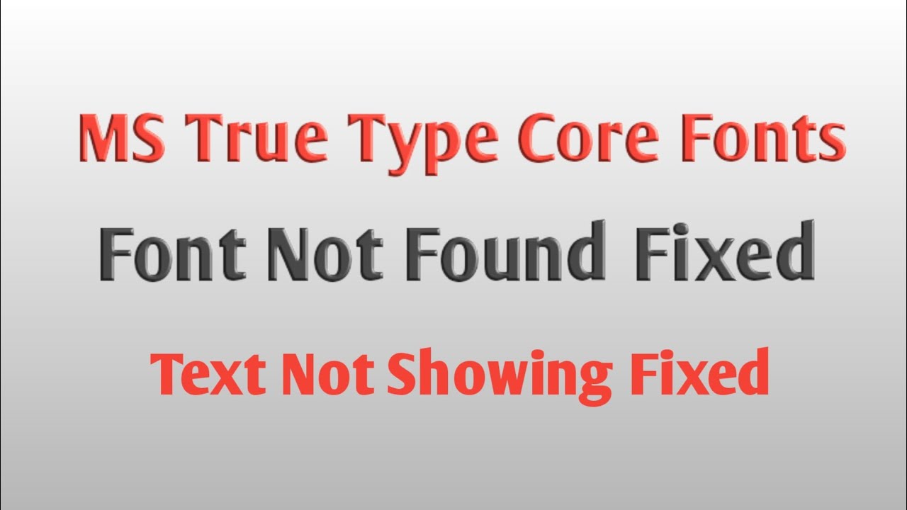 MS TT Core Fonts And Text Fixed In Software On Exagear Windows Emulator