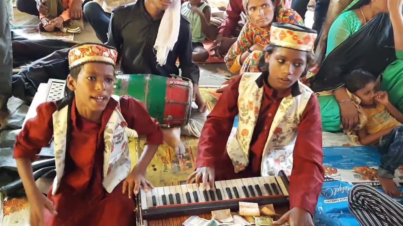 गांव के बच्चों की कव्वाली Ganw ke bachchon ki kawwali #makhdoomashraf #2)