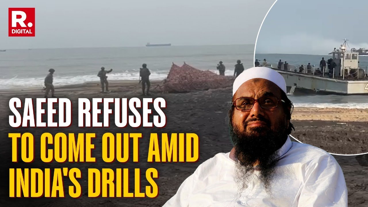 India's War Drills Scare Pak Terrorists In Lashkar & Jaish Camps, Hafiz Saeed Postpones Rally