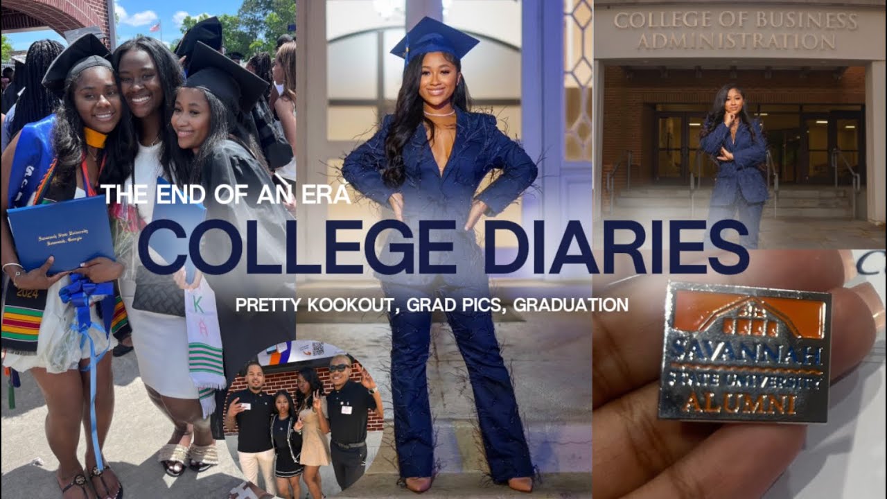 last college vlog! graduation pictures, pretty cookout, graduation day