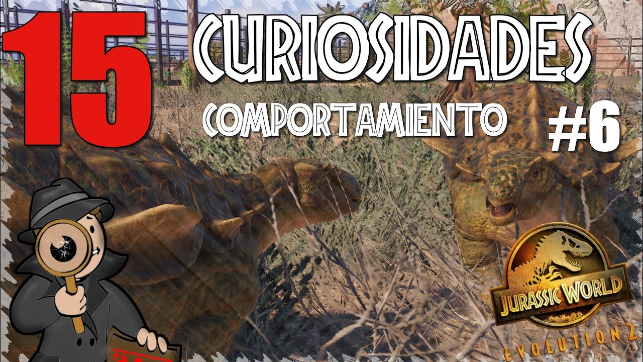 15 CURIOSIDADES...Del Comportamiento de los Dinosaurios en Jurassic World Evolution 2 #6
