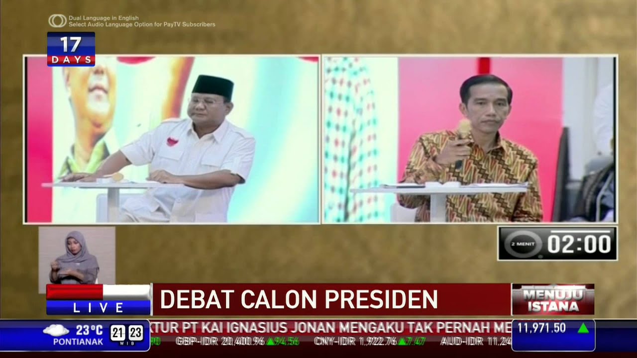 Debat Capres 2014: Tanya Jawab Jokowi dan Prabowo #2