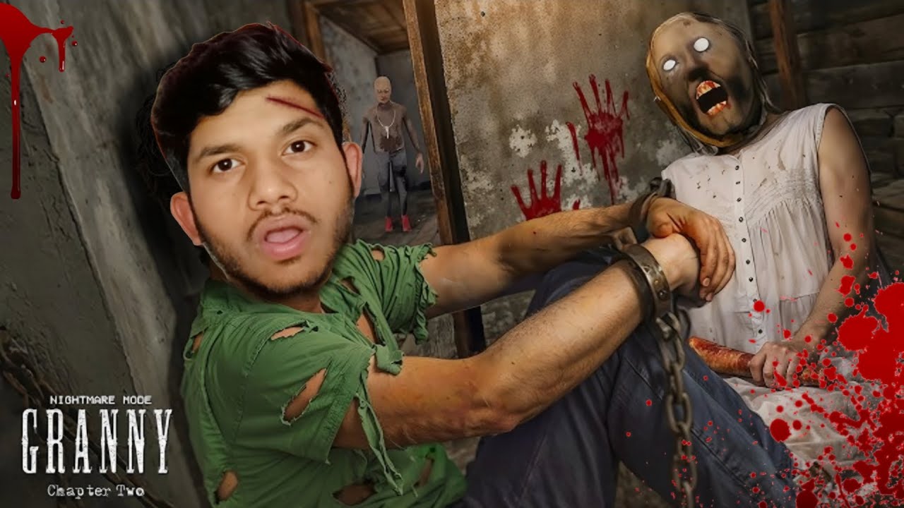 I ESCAPE GRANNY HOUSE IN NIGHTMARE MODE