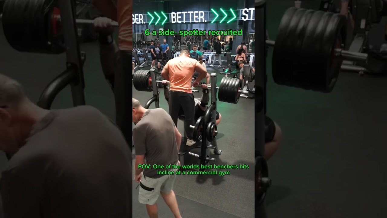 INCLINE IN A COMMERCIAL GYM #funny #reaction #gym