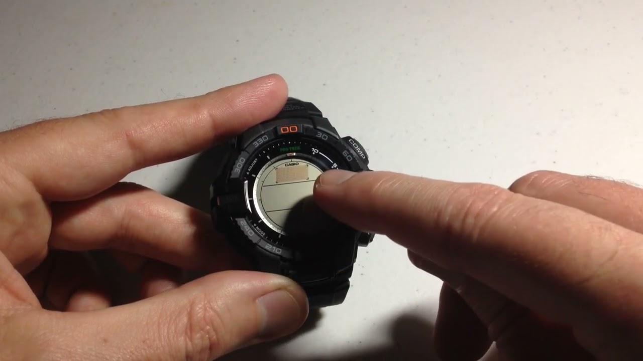 Casio Pro Trek (PRG-270):  Key/Button tones (how to turn on or off)