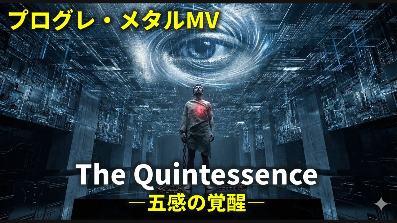 【Suno AIプログレ】The Quintessence｜第五の覚醒 - Obsidian Shred Lab【Djent/Tech Metal/日本語歌詞】